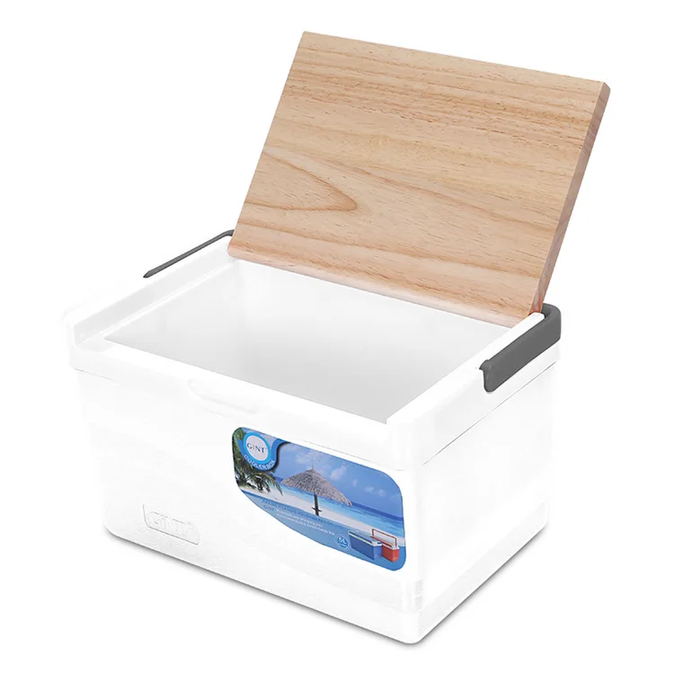 Gint Food Ice Chest Cooler Box Plastic Insulated Outdoor Cooler Box for Camping
