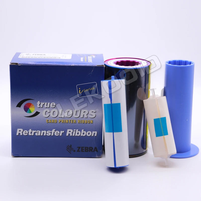 800012-445 YMCK Color Ribbon & 800012-601 Ribbon Transfer Film For 