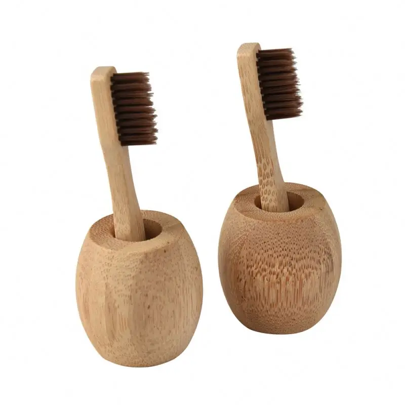 Профессиональное производство, плоская короткая ручка, Бамбуковая зубная щетка Tingsheng для путешествий