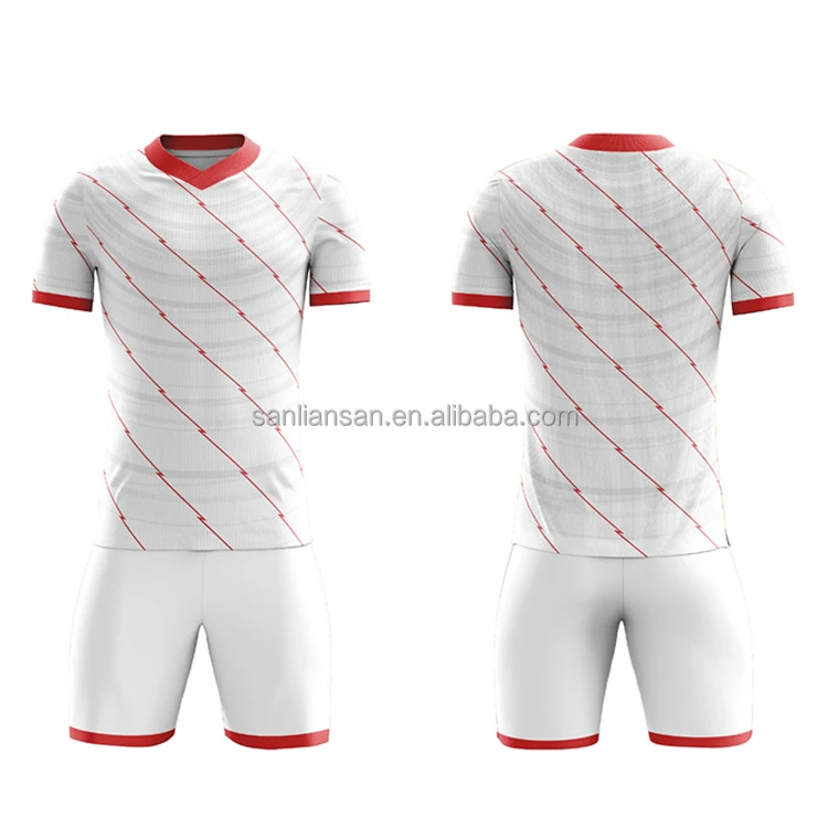 Buy Wholesale China Children Blank Mesh Football Jersey Set Kids Side  Stripe Soccer Jerseys & Soccer Jersey Uniforms at USD 4