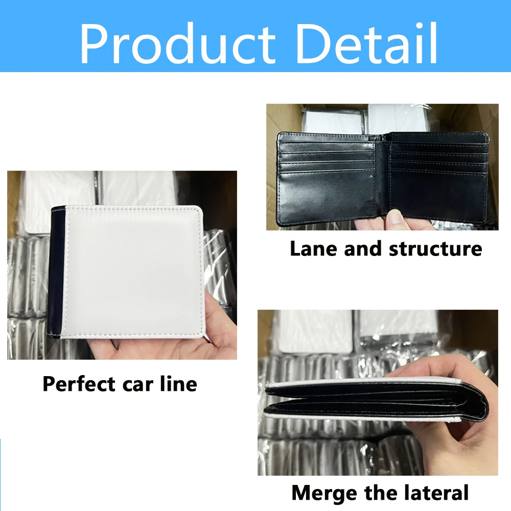 Sublimation Wallet Blank For Men Graduation Gifts Leather Blank Wallet ...