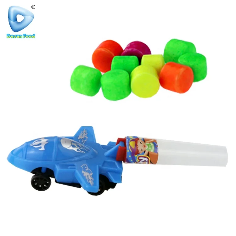 Лидер продаж цветной забавный пластиковый самолет игрушка конфеты для