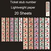 Ticket Stub Number