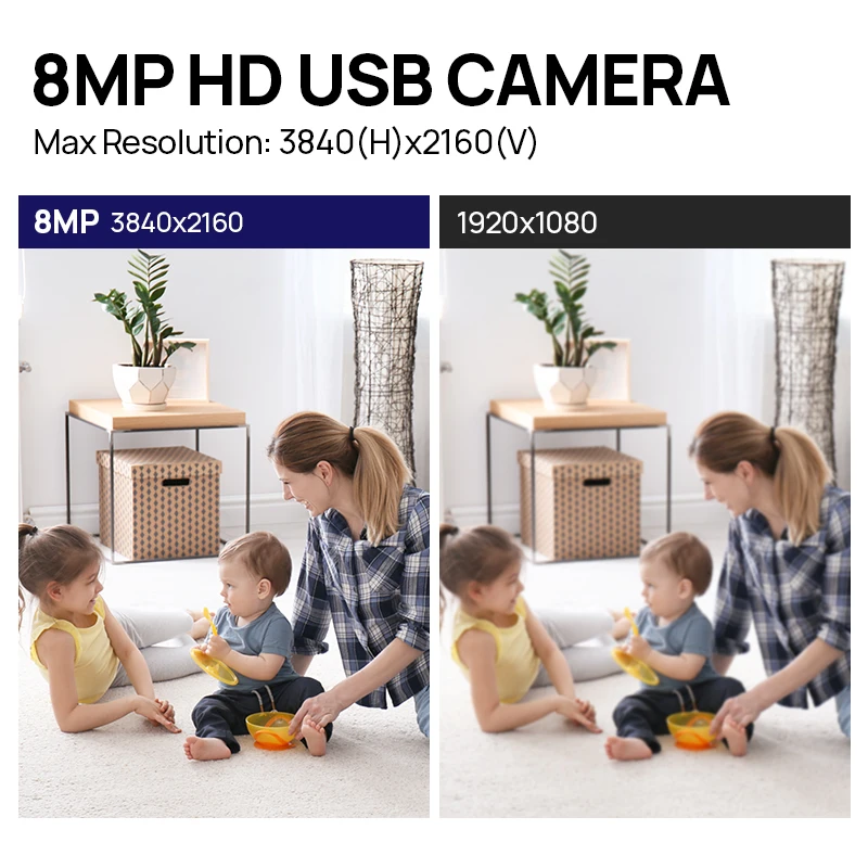 IMX334 8MP USB Camera Module 4K CMOS 3840*2160 30fps for Industrial Machine Vision factory