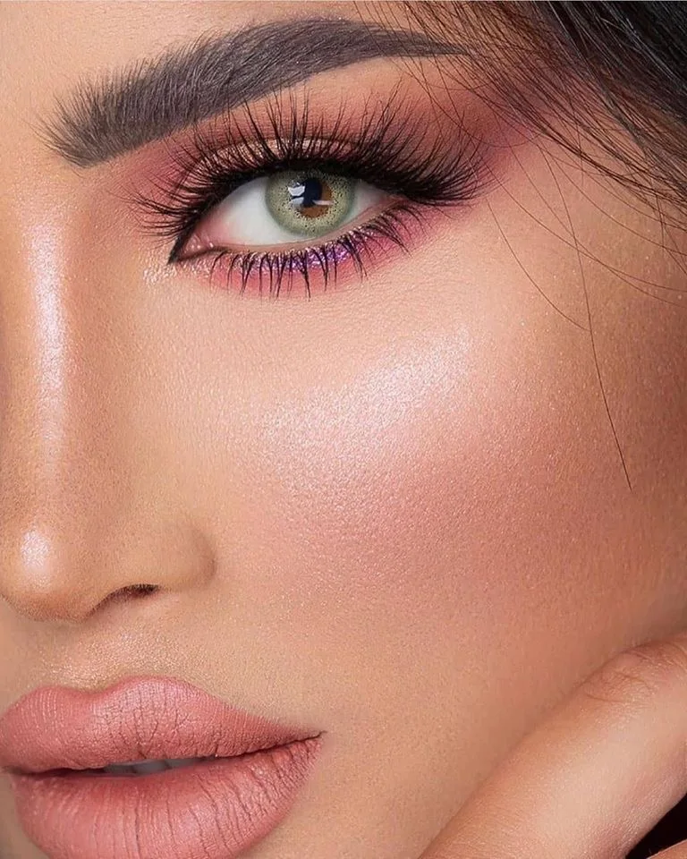 Ежедневные цветные контактные линзы хорошего качества LUMIRERE GREEN #16 из коранового материала 10 шт.