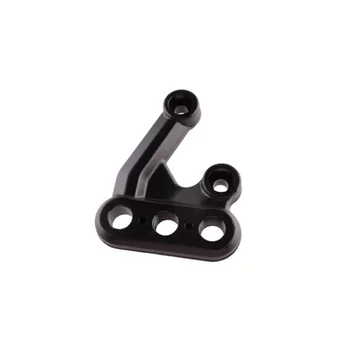 Customized Machined Black Foot Peg Mounting Bracket for Motorcycle