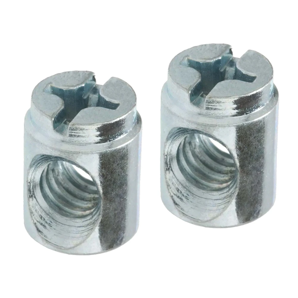 Custom Fastener High Quality M5*10 Furniture Cylinder Hammer Dowel Nut Stainless Steel Brass Aluminum Barrel Nut