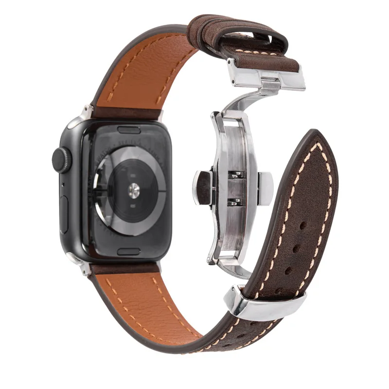 Heqi Charm Leather Watch Band Strap for Apple Watch 38mm  display picture 1