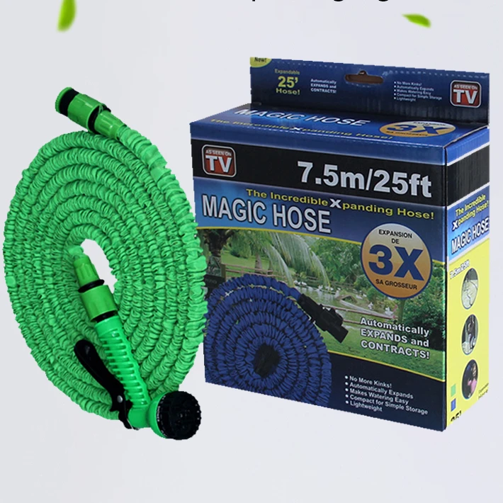Gardening  irrigation tools set  equipment accessories 100ft magic expandable garden hose tuyau arrosage flexible garden hose