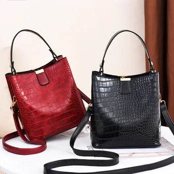 2022 Luxury Brand custom Women Tote Bag Wholesale High Quality Fashion Leather Bags Bucket Handbags For Women