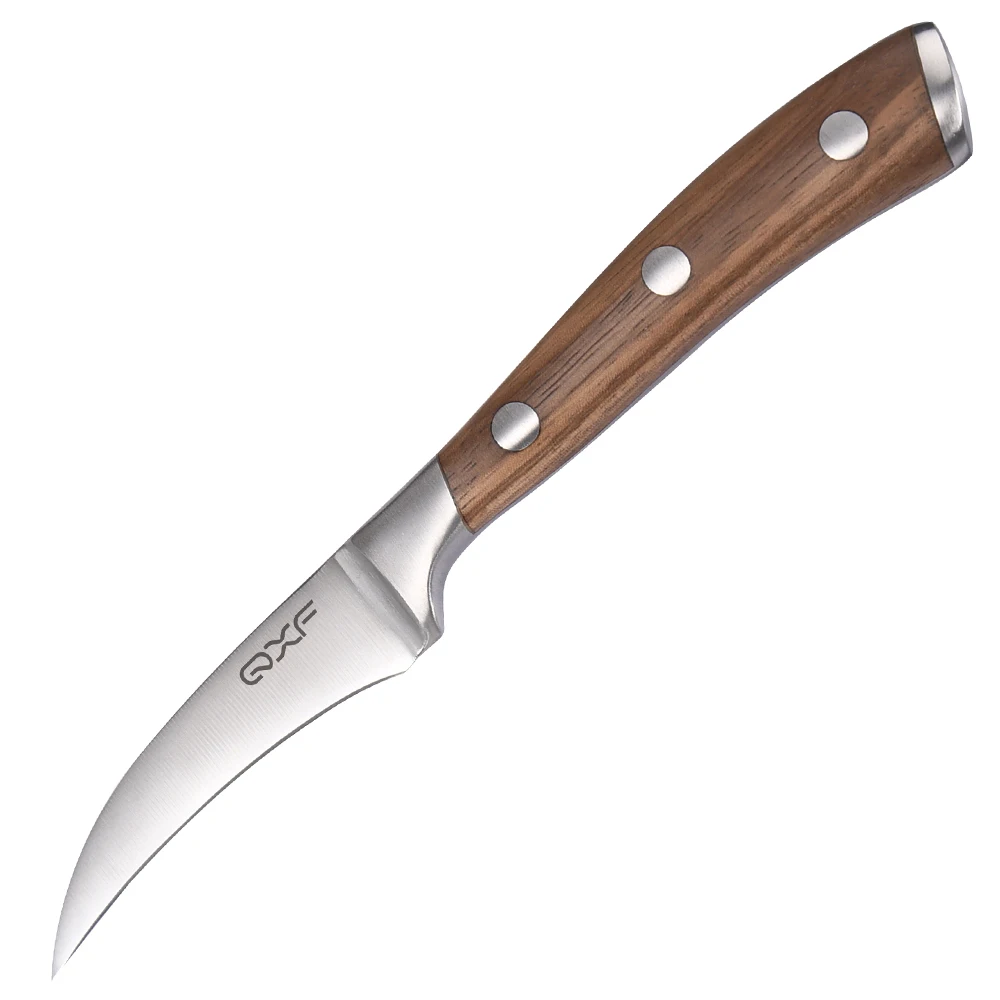 75" paring knife with wood handle