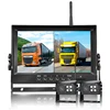 9 inch Dual Wireless Screen +2PCS Wireless Back Up Camera