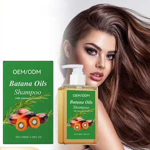 Hot Sale 100ml Organic Batana Oil Shampoo Anti-Dandruff Nourishing Custom Formula for Hair Smoothing Regrowth Thickening
