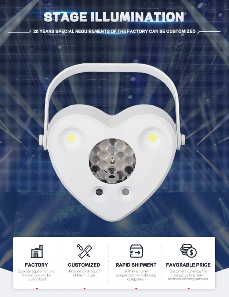 Disco Party Lights Stage Lighting by DJ with Laser Effect