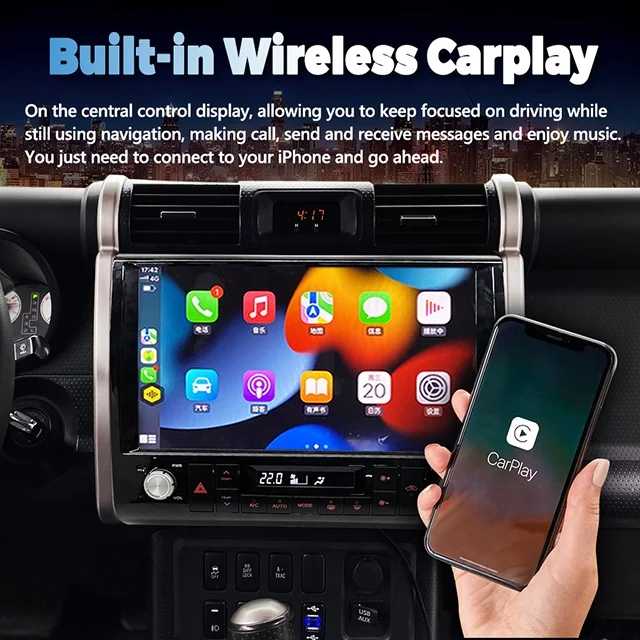 トヨタ FJクルーザー 2006-2019用 13.3インチ Android オーディオ GPS