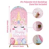 Couverture arche licorne - 80 * 180cm - 100g polyester