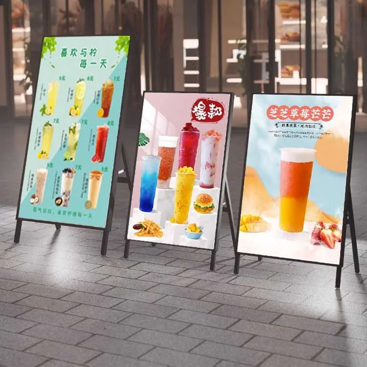 Alibaba.com: A1 A2 LED backlit poster display, foldable advertising ...