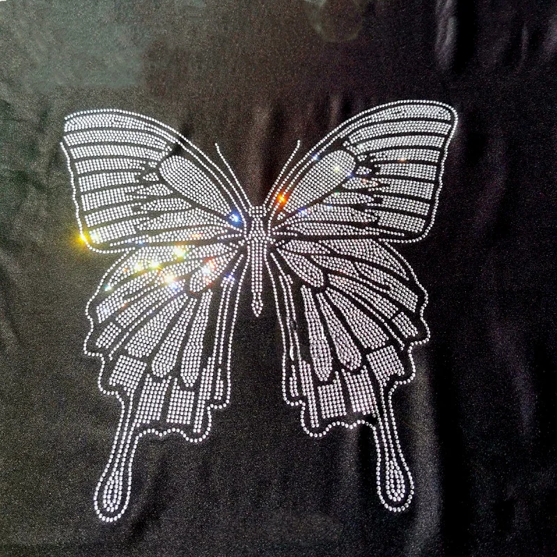 crystal crown design iron on transfer applique motifs strass rhinestone logo for fabric
