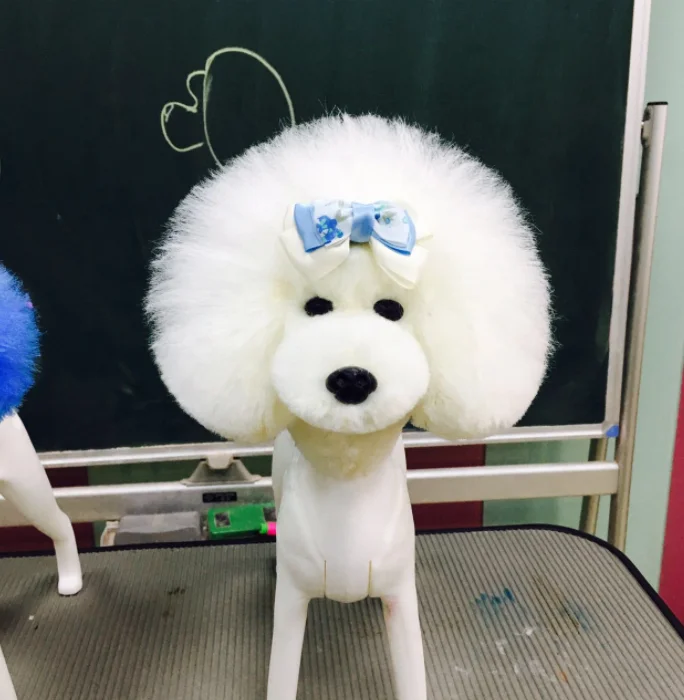 ペットグルーミング練習ウィッグヘアVIPテディベアヘアスケルトン犬