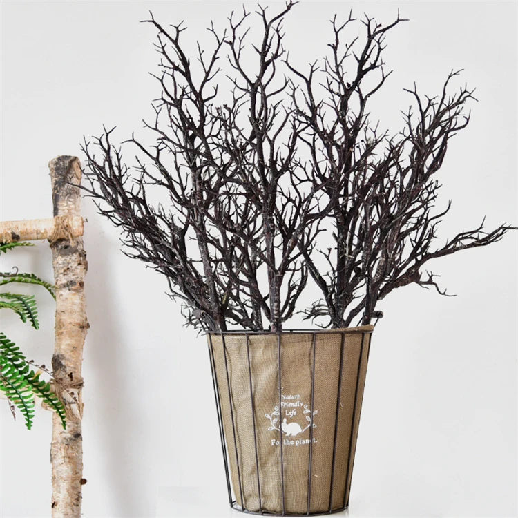 QSLH V805 Home Decoration Artificial Tree Branches Single Real Touch Dried Branches