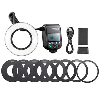 Godox MF-R76 Macro Ring Flash 5000K Ring LED Light Speedlite Flash Light for Canon Nikon Sony and Other DSLR Cameras detail image