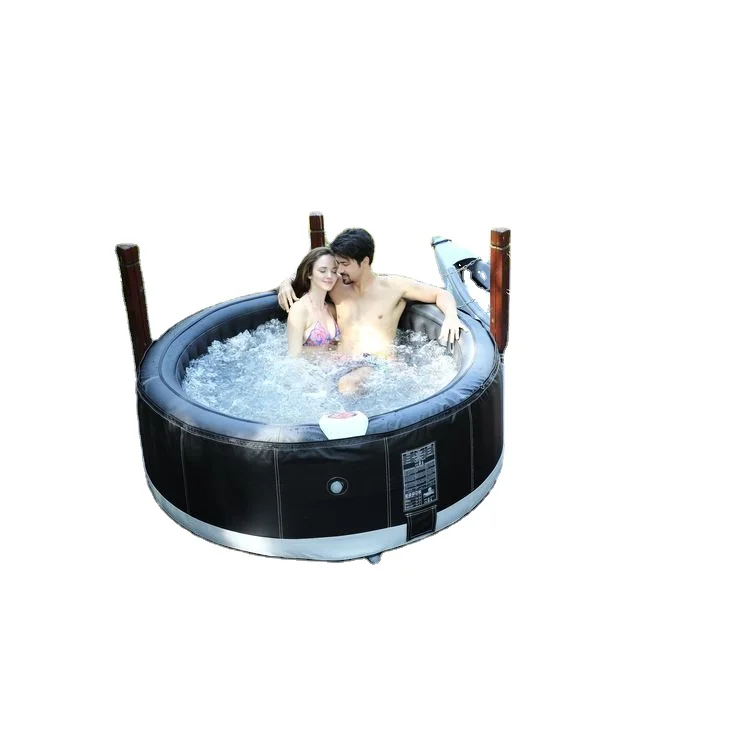 China Wholesale Low Price Hot Tub Spa 6 Person Square Automatic Inflatable Bathtub Inflatable