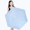 ultra-light umbrella-black handle-sky blue