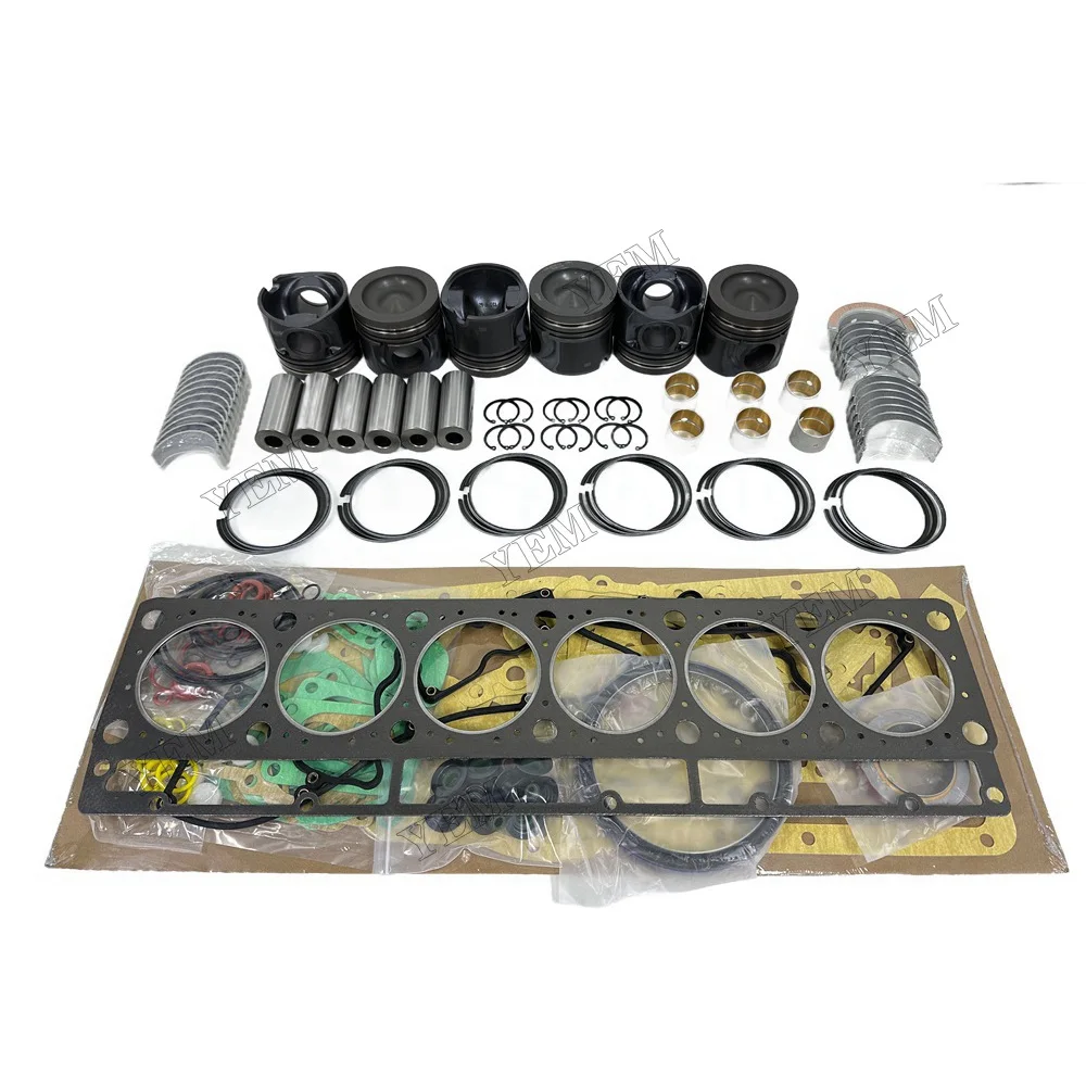C7 Engine Rebuild Kit With Bearings Piston Ring Cylinder Gaskets Fits for Caterpillar Engine Replacement Parts 5