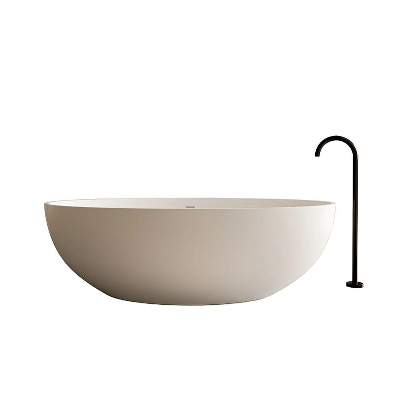 KKR Customize Size Repairable CUPC Bath Tub Adult Luxury Soaking Solid Surface Freestanding Bathtubs