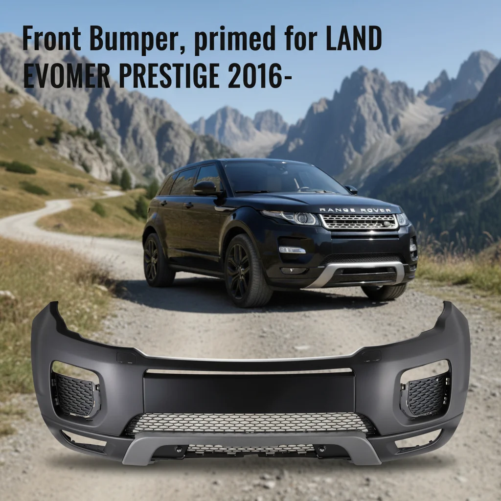 LR079533- B OE Custom Car Bumper Primed Serviceable Plastic PP Car Front Bumper Parts for LAND ROVER EVOQUE PRESTIGE 2016-