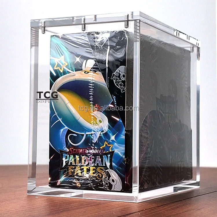 Custom Size 360pcs English Pokémon TCG Booster Box Display Case
