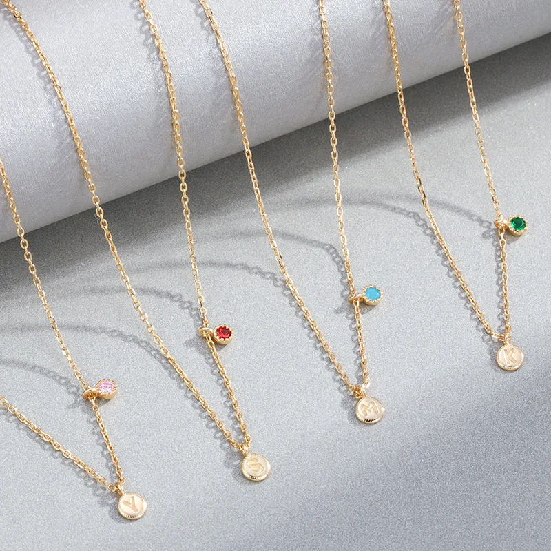 Buy 925 Sterling Silver Necklace Letter 