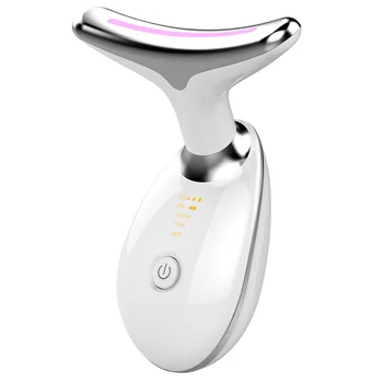 Manufacture New Arrival Wrinkle Remover Led Light Therapy Face Neck Lifting Beauty Instrument Micro-current Vibration Massage