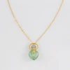Collana di fluorite verde