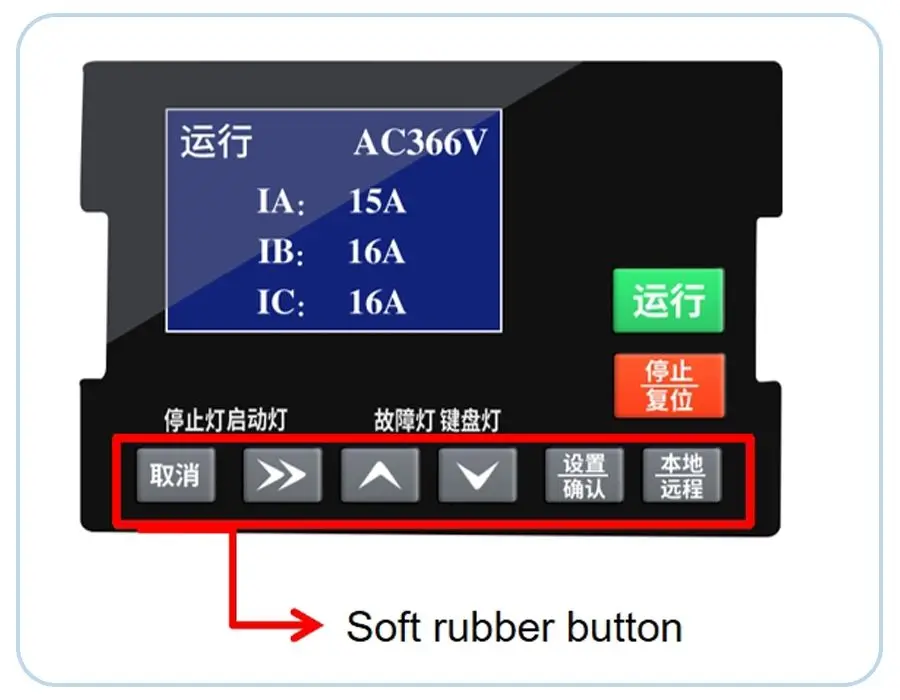 High Performance AC Soft Starter 3 Phase 11kw 50/60Hz Online Soft Starter factory