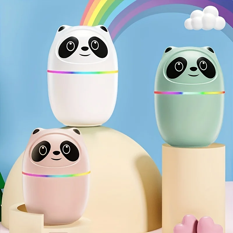 Portable LED Light Mini Cute 220ml H2o Spray Mist Humidifier Double Wet Aroma Essential Oil Diffuser Car Usb Air Humidifier