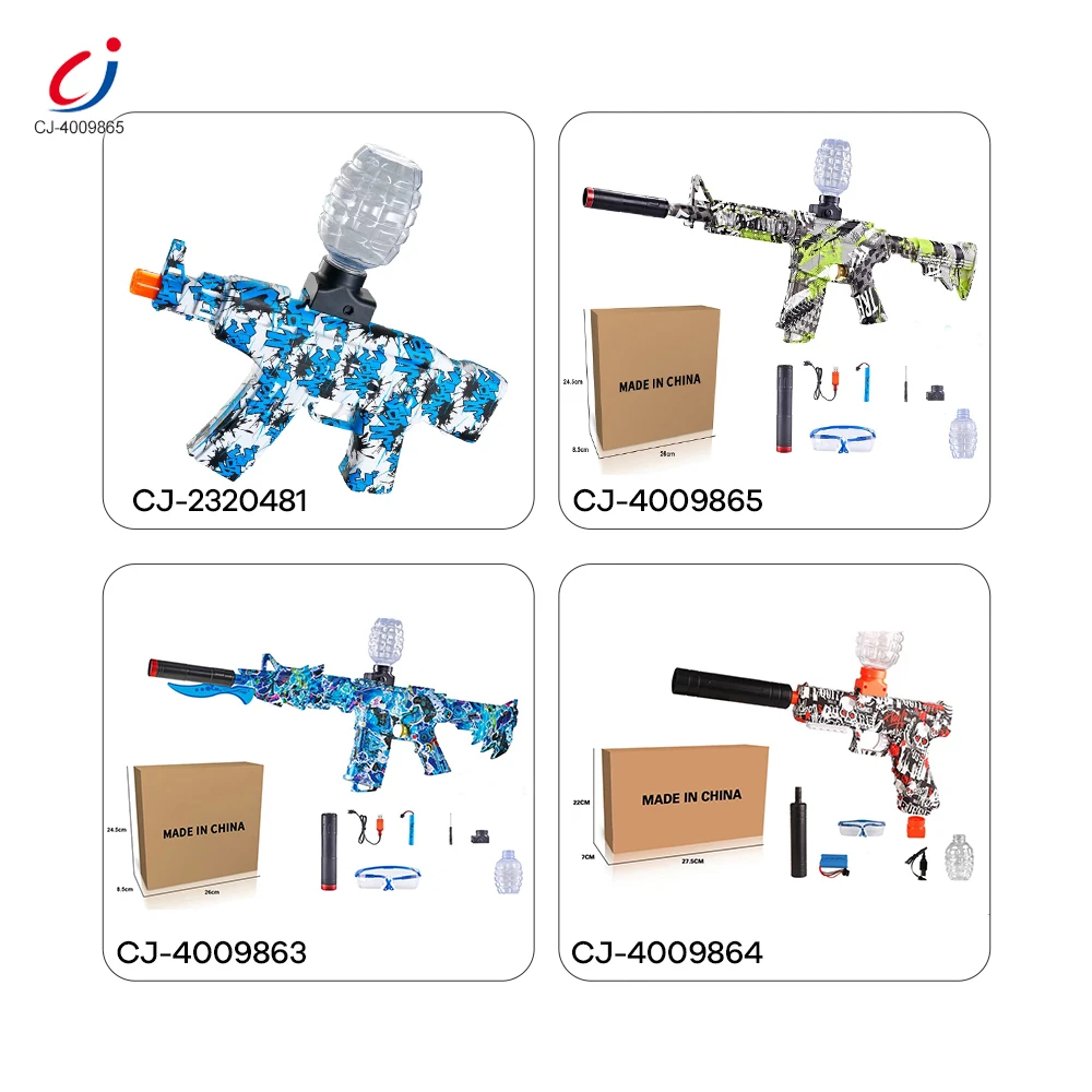 Chengji Hot Style Battery Operated Electric Toy Gun Shooting M4 Graffiti Electric Toy Gun Bullet Toy Guns for Boys