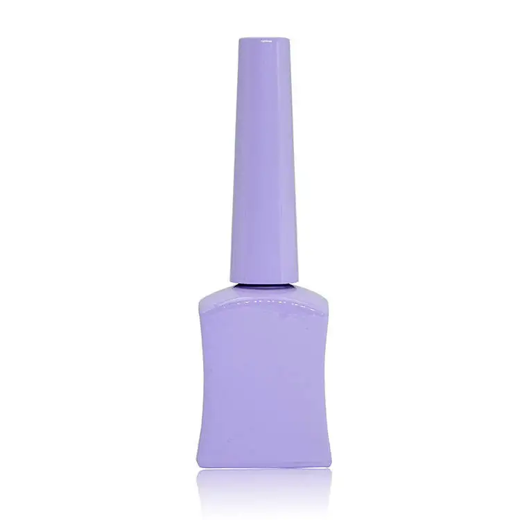 Oem 10ml 15ml Mini Nail Polish Bottles Cosmetics Glass Uv Gel With Brush In Stock
