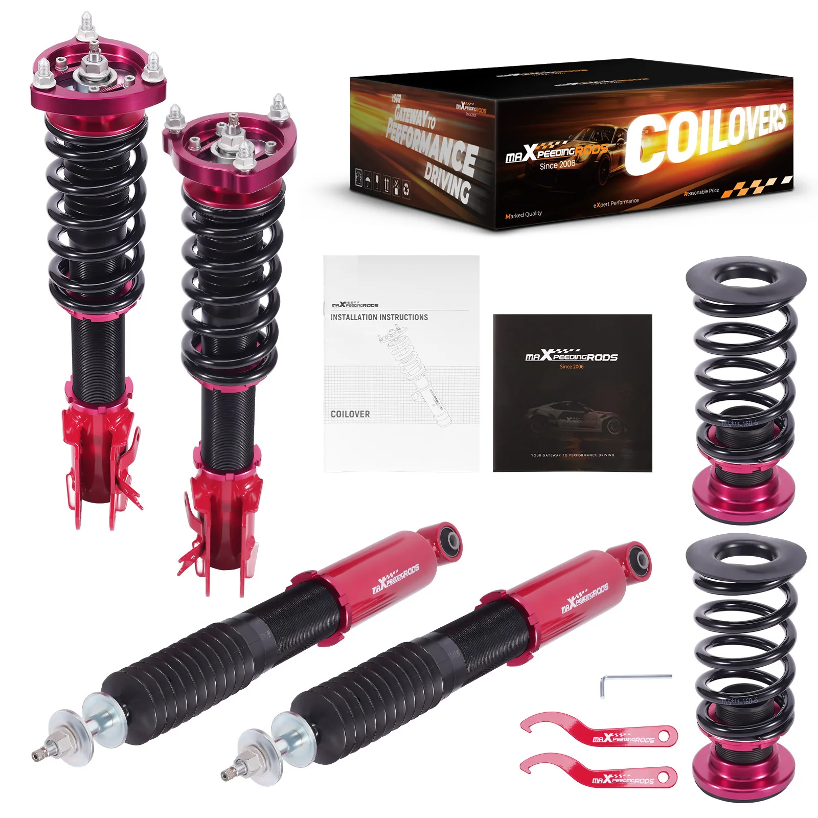 MaXpeedingrods Coiloversサスペンションショックストラットホンダ