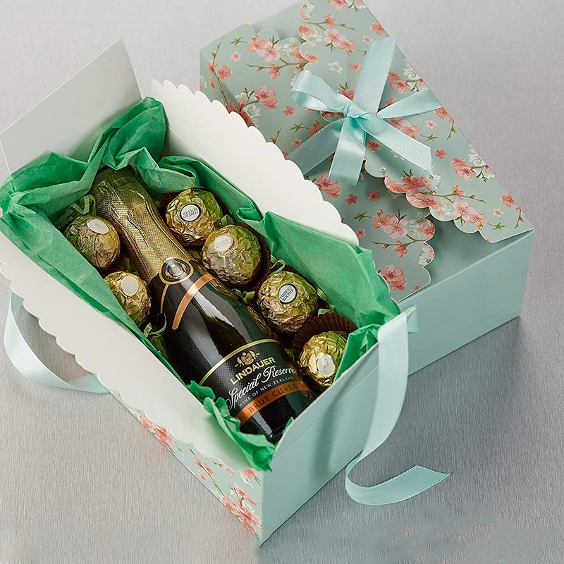 New Year Packaging Customized Portable Candy Chocolate Packaging Gift Exquisite Box