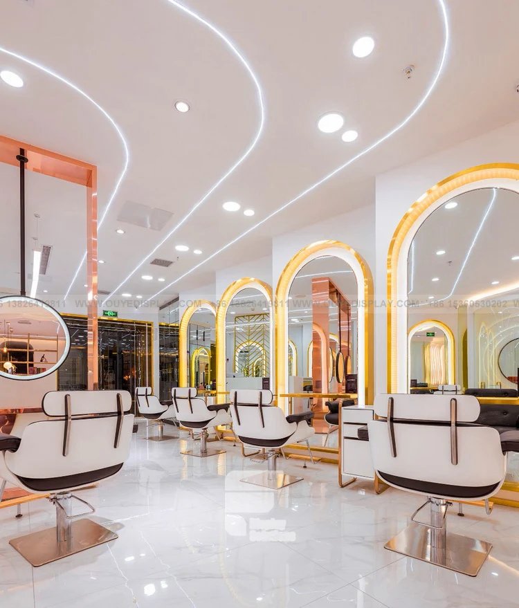 Customizable Station Beauty Salon Mirror Beauty Salon