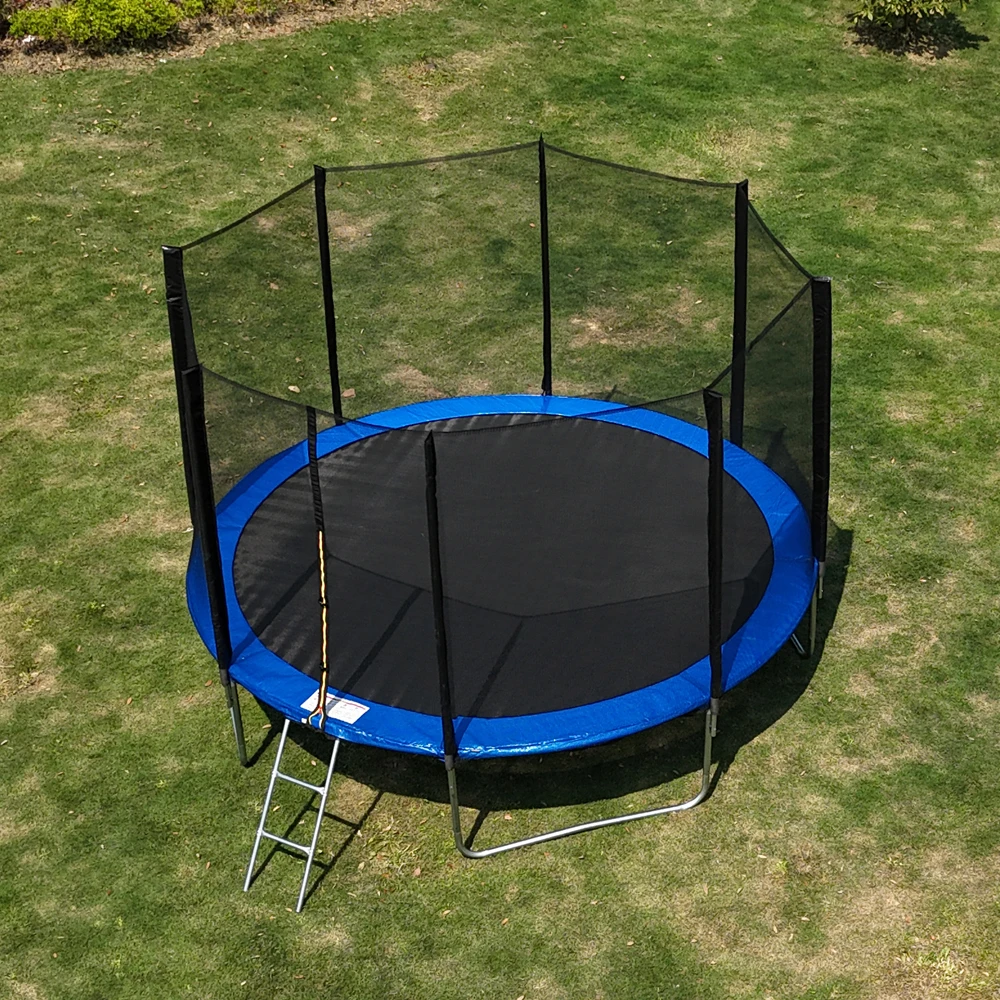 Customizable Color Size Large Commercial Circle 12 Foot Trampoline Outdoor Garden Jump Elasticity Trampoline for Kids