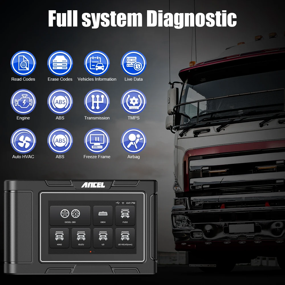 ANCEL HD3200 Diagnostic Functions