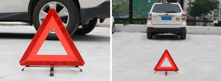 Auto Car Accessories Warning Light Road Hazard Emergency Tool Kit Triangle