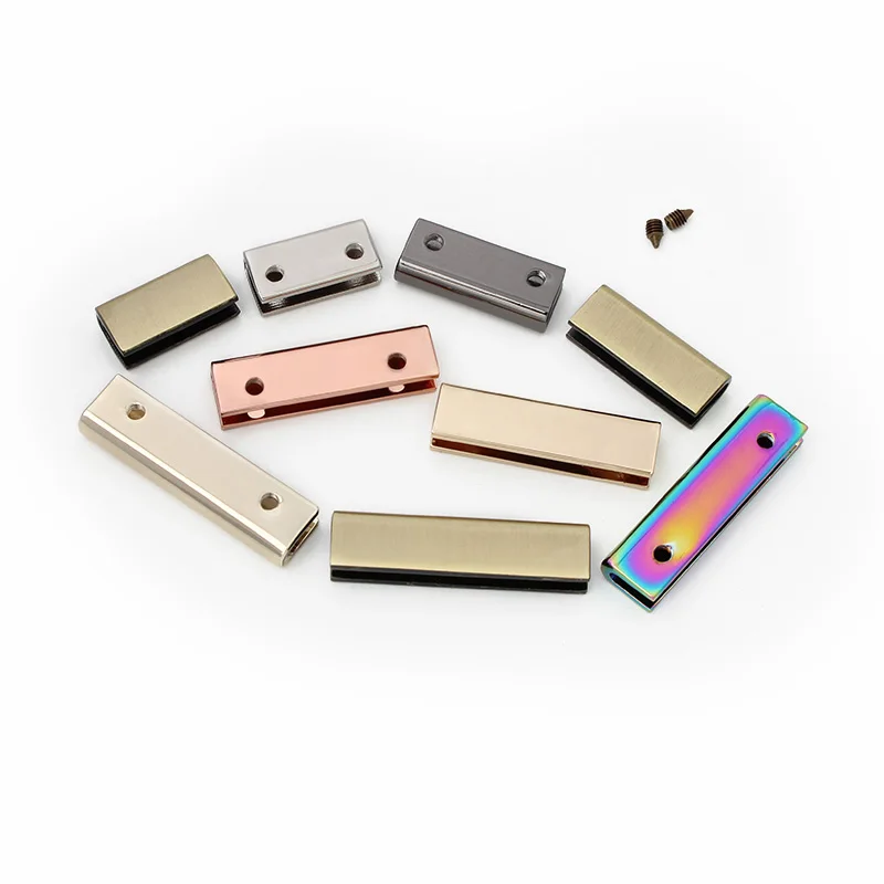 Rectangular Strap End Clasp 20/25/34/38mm - 8 Colors Metal End Clips for Bag Straps, Purse Accessories Wholesale