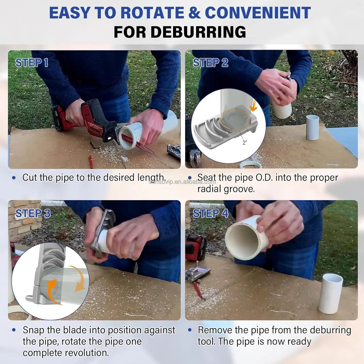 Reed Tool Deb4 Deburring Tool For Plastic Buy 11/4 To 4inch orifice