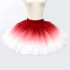 สีแดงออมเบร (ผ้าทูล 7 ชั้น)