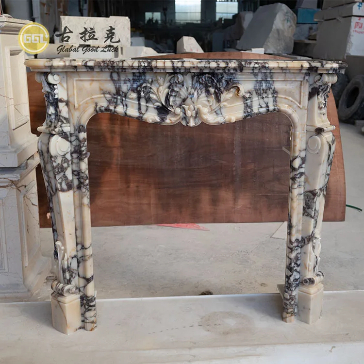 italian marble fireplace BVLGARI marble fireplace calacatta viola marble fireplace