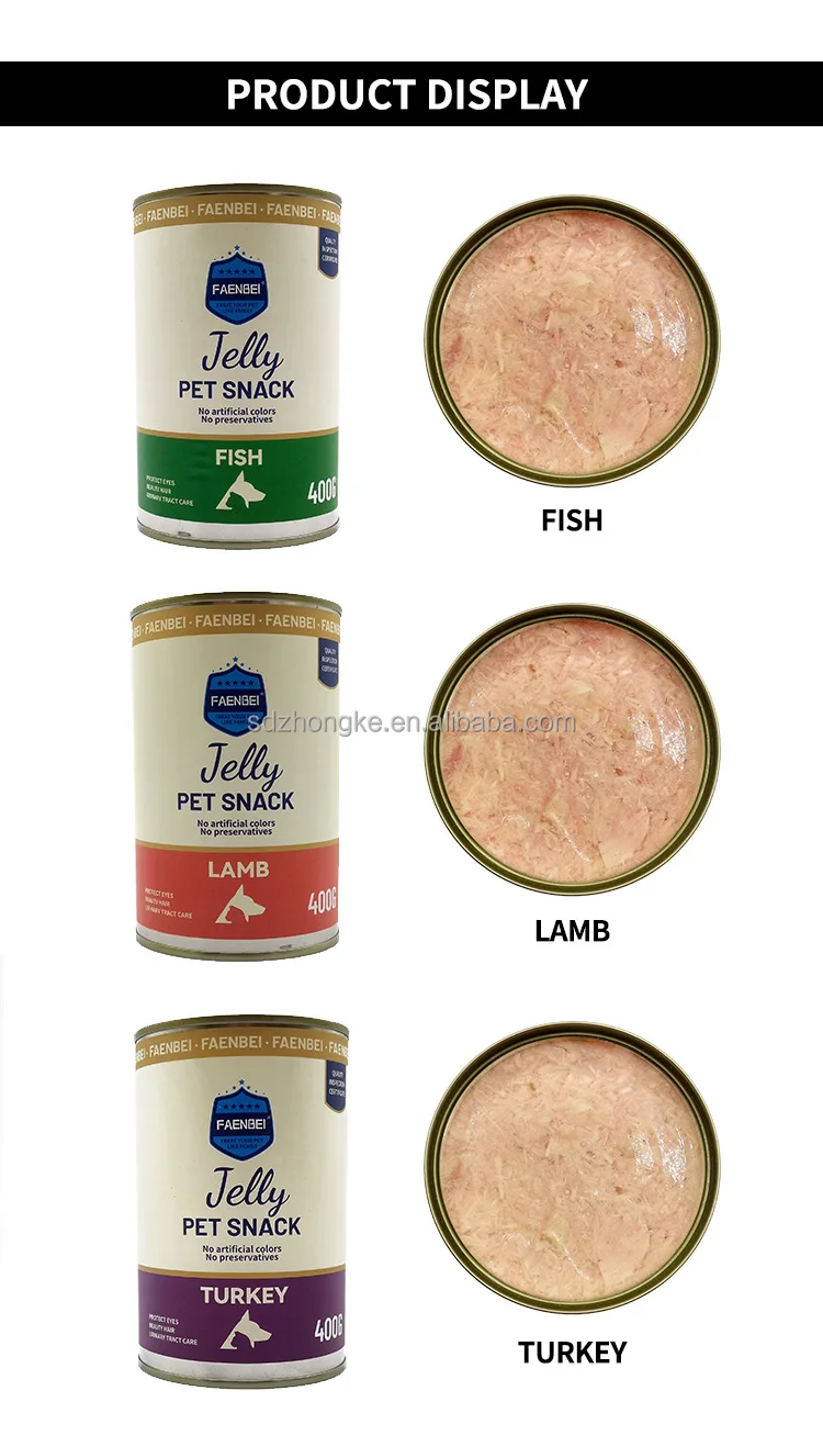 Factory Brand Faenbei Lazada Shopee Supplier Pet Wet Food 400g Cat ...