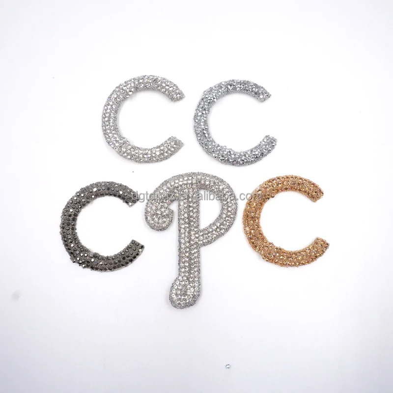Free sample Stock assorted rhinestone applique bling cute iron on star patches for jeans clothing